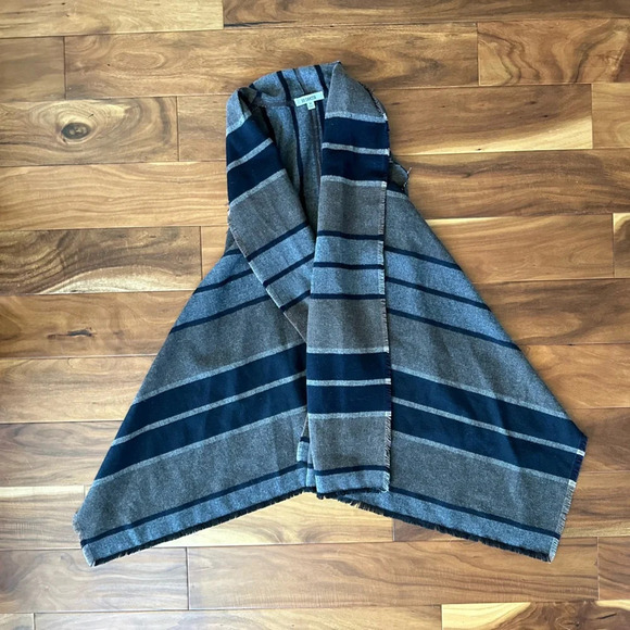 BB Dakota Duncan Brown Striped Vest size Medium - Picture 3 of 4